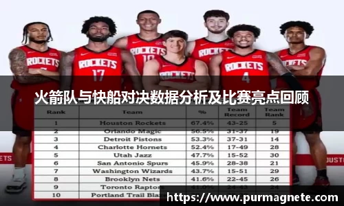 火箭队与快船对决数据分析及比赛亮点回顾
