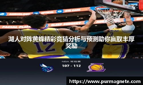 湖人对阵黄蜂精彩竞猜分析与预测助你赢取丰厚奖励