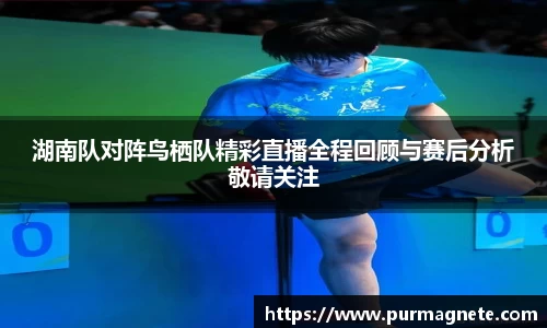 yy易游湖南队对阵鸟栖队精彩直播全程回顾与赛后分析敬请关注